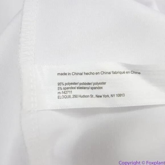 NEW Eloquii white Flare Sleeve Scuba Dress, 18 - Picture 13 of 16